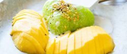 Index Menu: Pandan Sticky Rice with Mango