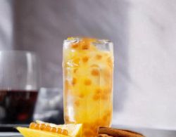 Index Menu: Drinks Mango Lychee Iced Tea